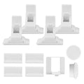 4Pcs Magnetic Cabinet Locks Child Safety Drawer Locks Adhesive Baby